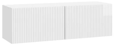 Produktbild von vidaXL Wandmontierter TV-Schrank Hochglanz Weiß 98 x 31 x 30 cm