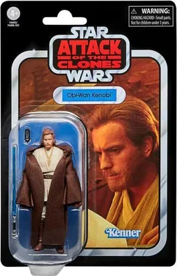 Produktbild von Hasbro Star Wars Episode II Vintage Collection Actionfigur 2022 Obi-Wan Kenobi 10 cm