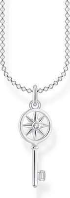 Immagine prodotto di Collana Thomas Sabo da donna con ciondolo a forma di chiave KE2041-051-14-L45v argento