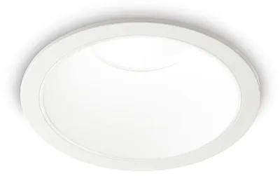 Produktbild von Ideal Lux 313191 GAME TRIM RUND LED-Einbauleuchte D85mm 11W 1100/980lm 3000K IP65 weiß