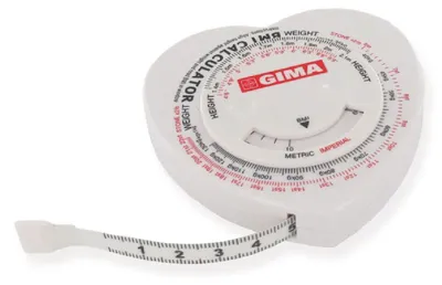 Productafbeelding van Gima - Meetlint voor het berekenen van de BMI (Body Mass Index) of Lichaamsmassa-index