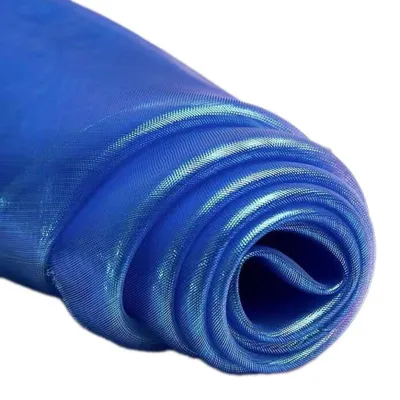Organza-Stoff, Polyester, 150 cm x 3 m, königsblau, für Näh- & Deko-Projekte