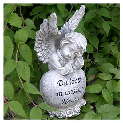 Produktbild von Grabengel - Du lebst in unserem Herzen, Höhe 18,5 cm