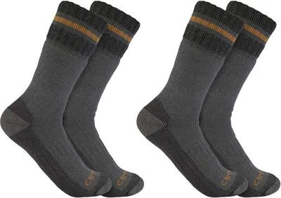 Produktbild von Carhartt SYNTHETIC-WOOL BLEND BOOT SOCK 2 PACK SB7742M, Farbe:grey, Größe:XLG