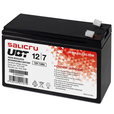 Obrázek produktu pro SALICRU USV UBT 12V/7Ah - Rechargeable battery- 5Year Design