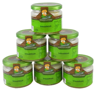 Produktbild von Original Spreewälder Schmalzfleisch 6er Pack (6 Gläser à 250 g)