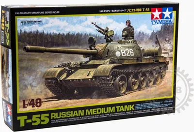 Immagine prodotto di 1:48 Rus. Mit. KPz T-55 Tamiya