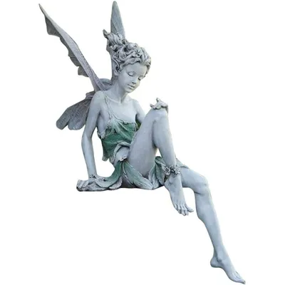 Produktbild von Elfen Figur, Sitzende Fee Figur mit Flügeln