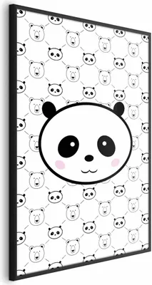 Produktbild von Posterpapier Poster - Pandas and Bears 21x30 cm Für Kinder g-A-0154-ao-a