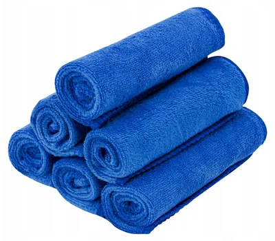 Produktbild von AutoDor Mikrofasertücher Set 6 Stück Blau Reinigungsset