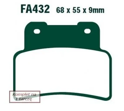 Produktbild von EBC Brakes Bremsbeläge Satz Bremsklötze FA432HH