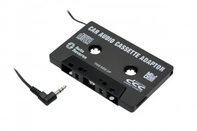 Produktbild von Kassettenadapter Klinke (St.) (3.5) für iPod / CD / MP3 / MiniDisc black