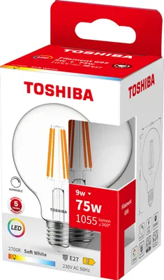 Obrázek produktu pro LED FILAMENT G95 E27 9W 2700K DIM žárovka