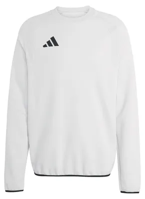 Productafbeelding van adidas Tiro trainingsbroek met ronde hals, model M, kleur: lichtgrijs/zwart