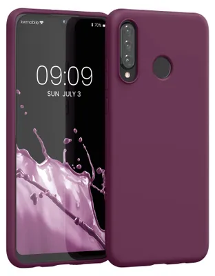 Produktbild von kwmobile Handyhülle für Huawei P30 Lite Hülle - TPU Case - Kabelloses Laden - Schutzhülle Cover in Bordeaux Violett