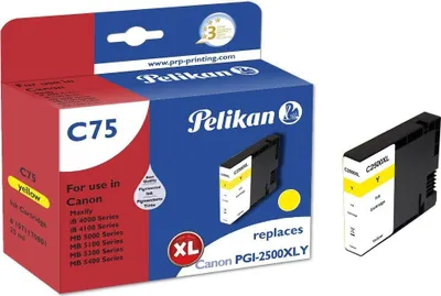 Imagen del producto de Pelikan Printing 1071170801 Pelikan Tinte 1071170801 ersetzt Canon PGI-2500XL, gelb
