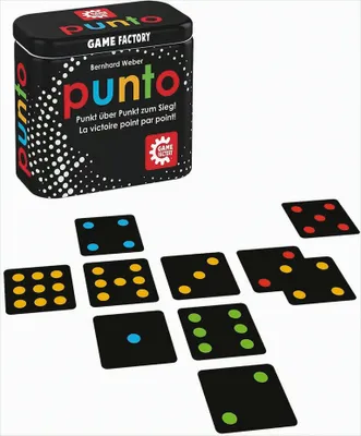Image de Punto, mini-jeu de cartes dans une boîte métallique pratique, point à la victoire