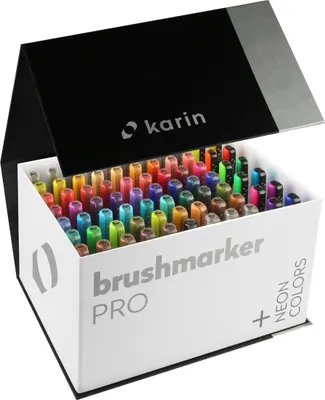 Obrázok produktu pre Karin DECO GEL Brushmarker Pro Mega Box 72 gélových pier DECOGEL 27C13