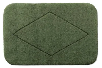 Produktbild von Rhomtuft Badteppich Raute 55x60cm Farbe olive