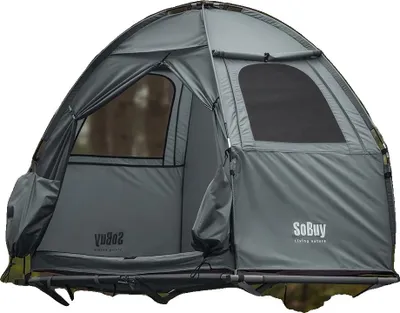 Image de Tente de camping, légère, montage facile, GRIS
