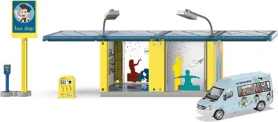Produktbild von SIKU World 5509  - Haltestelle
