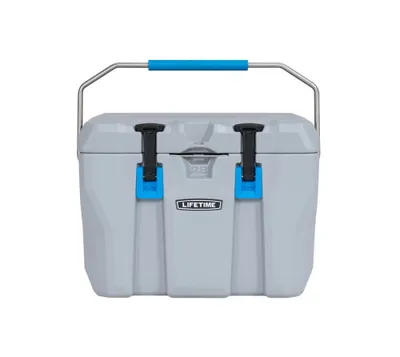 Obrázek produktu pro Chladicí box Lifetime Premium, kempingová chladnička "Cooler" s držadly pro přenášení šedá 26,5 l objem