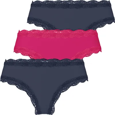 Produktbild von MUSTANG Panty Unterwäsche Unterhose Slip Baumwolle Modal Elasthan Damen 3er-Pack