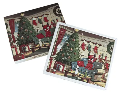 Produktbild von Großer Clipper Adventskalender inkl. 17 original Clipper Feuerzeuge und viel Zubehör