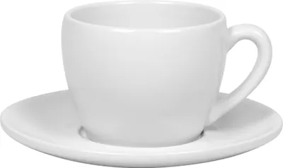 Produktbild von KÖNITZ Coffee Bar Kaffeetasse mit Untertasse 200 ml, weiß