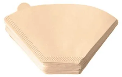 100 Kaffeefilter, gezackt, ungebleicht, U101