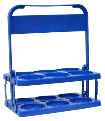 Image de Porte-Bouteille Pvc Basic 6uds Pour 6 Bouteilles 750 Ml Azul ÚNICA