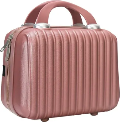 Immagine prodotto di Trucco, viaggi, valigia, rigida, cosmetici, organizer, borsa, piccola, trucco, borsa, scatola, retrò, mini, addominali, trasporto, valigia, per, donne, ragazze