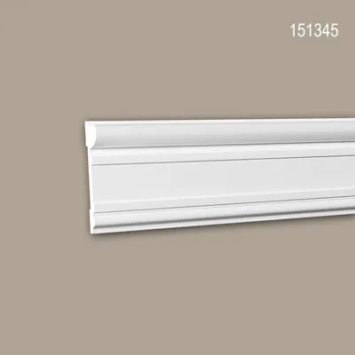 Produktbild von PROFHOME 151345 Wand- und Friesleiste Stuckleiste Zierleiste Wandleiste 2 m