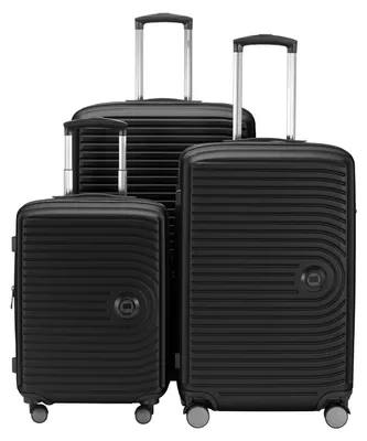 Image de HAUPTSTADTKOFFER - Mitte - Set de valises 3 trolley à coque dure, TSA, extension XXL, 4 roulettes (S, M & L),Noir