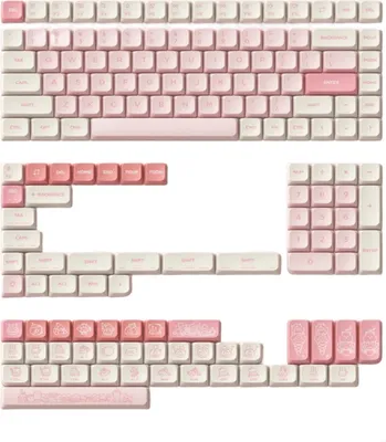 Produktbild von NuPhy Tastenkappen Set für Mechanische Tastatur Sweet Island nSA Profile Dye-sub PBT Keycaps, Sweet Island / All in One