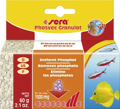 Produktbild von Sera Aquariumfiltermedium Phosvec Granulat 60 g