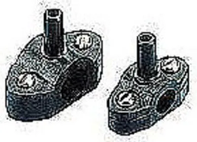 Produktbild von Graupner Lagerbock f. Stevenrohre  VE2 4mm D