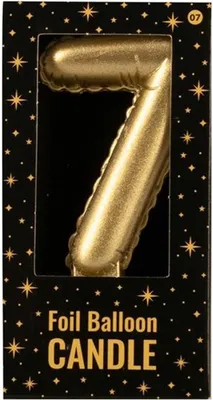 Produktbild von Paperdreams Folienballon Kerze Gold - 7