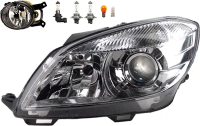 Produktbild von Scheinwerfer kompatibel zu Skoda Fabia 54 04/10- 12/14 H7 L +Nebel+Leuc. 5J1941017D 5J1941015D 1Z0941701D Johns
