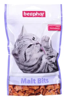Produktbild von Beaphar Malt Bits - s pastou proti pilobezoárom 150g