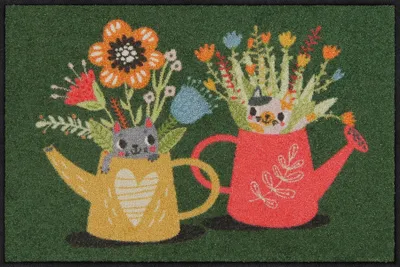 Produktbild von Salonloewe GARDEN KITTENS Fußmatte Wohnmatte 50 x 75 cm