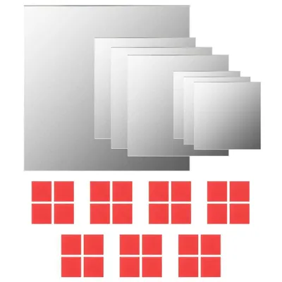 Immagine prodotto di set di 7 specchi da parete in vetro quadrato