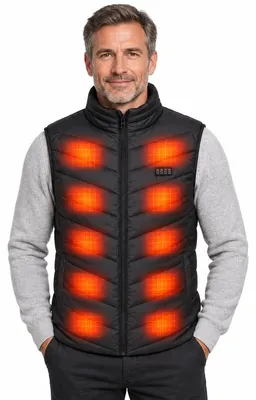 Productafbeelding van Currero Verwarmde Bodywarmer Mannen Zwart XXXL