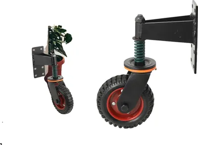 Produktbild von Drehrollen, hohe Tragfähigkeit, Stoßdämpfungsdesign, 15 cm