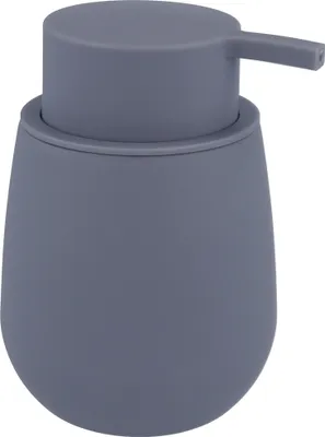Produktbild von Parsa Seifenspender Pure Serie, dunkelgrau, ABS, Scandi-Design, Soft-Touch, 12 cm Höhe, 6,4 cm Standfläche, 5,7 cm Durchmesser oben