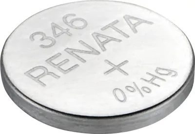 Produktbild von RENATA Knopfzelle 346, 10mAh, Silberoxid