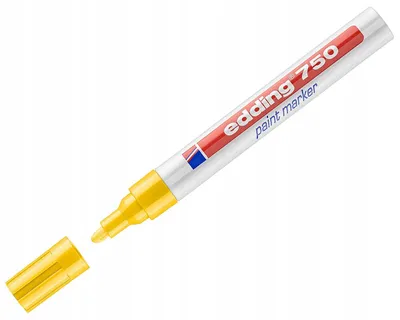 Obrázek produktu pro Edding Permanentní popisovač žlutý kulatý hrot
