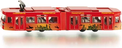Produktbild von Siku Straßenbahn Spielzeugbahn Modell rot; 1615
