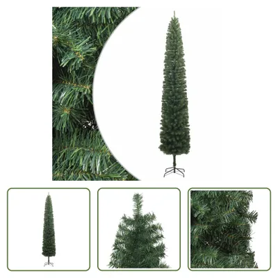 Zdjęcie produktu dla The Living Store Choinka smukła ze stojakiem 300 cm PVC