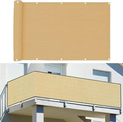 Productafbeelding van Inkijkbescherming 90 x 500 cm voor Balkon en Tuin - Weerbestendig en UV Bescherming